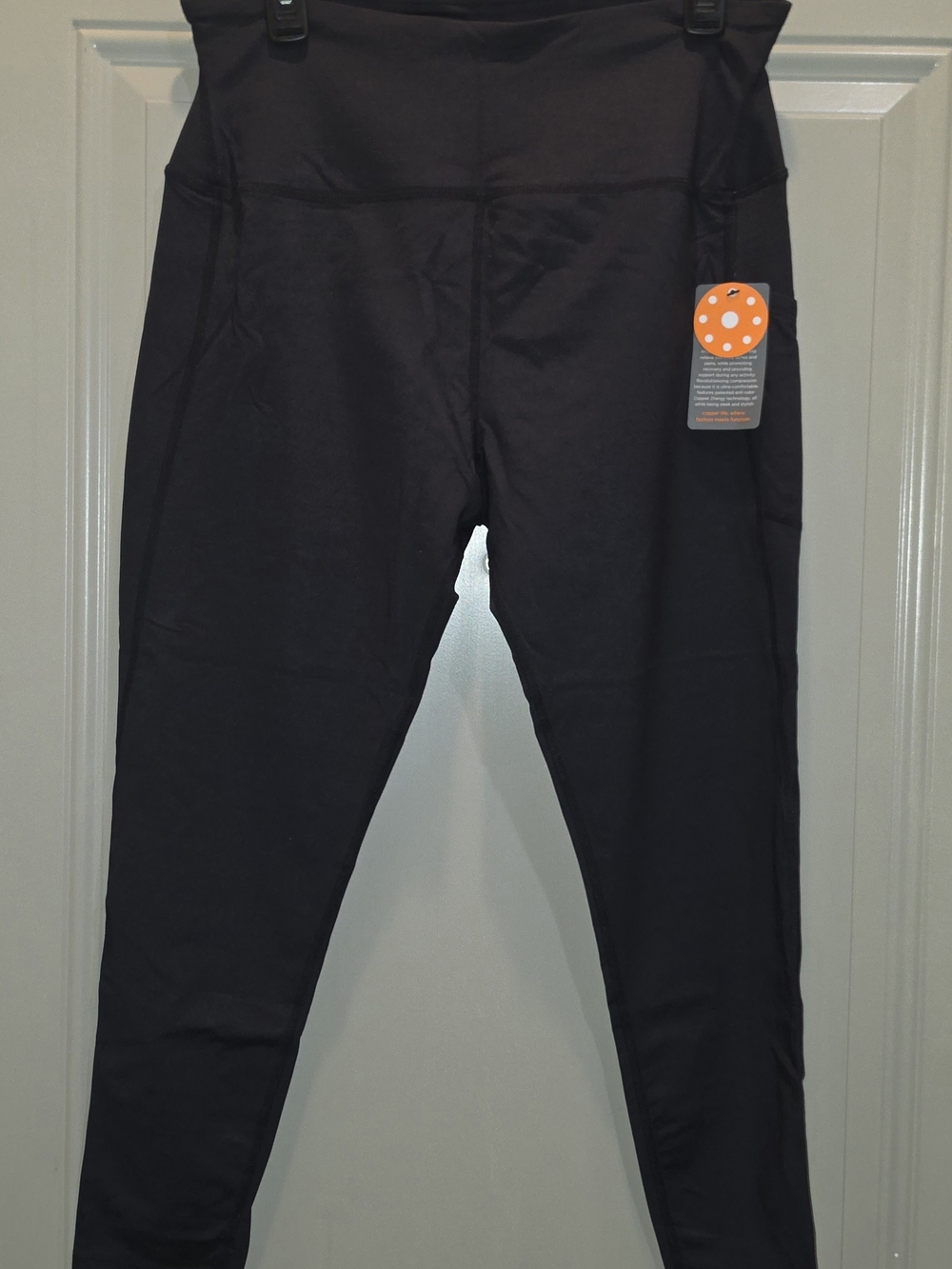 Women's High-Waist Black Leggings - Stretch Performance